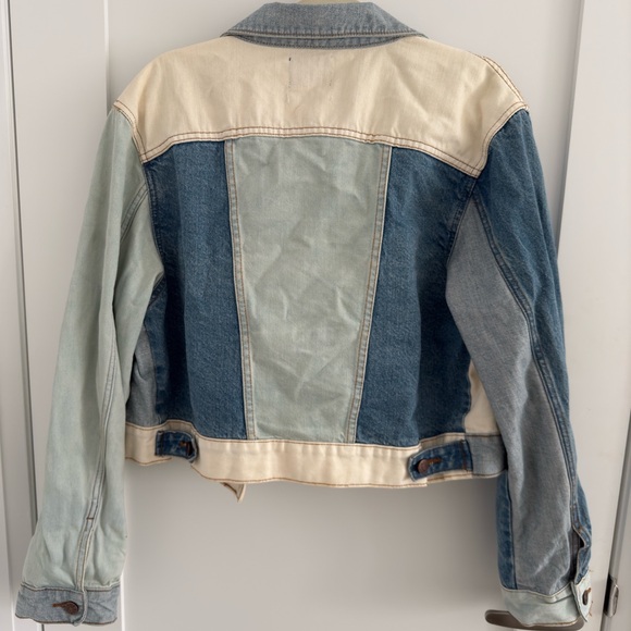 Urban Outfitters BDG Patchwork Denim Oversized Jacket - Picture 3 of 4